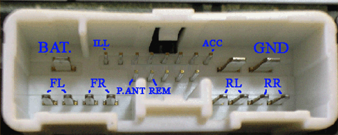 HONDA Car Radio Stereo Audio Wiring Diagram Autoradio connector wire